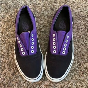 Vans Canvas Era Two Tone in Purple & Black